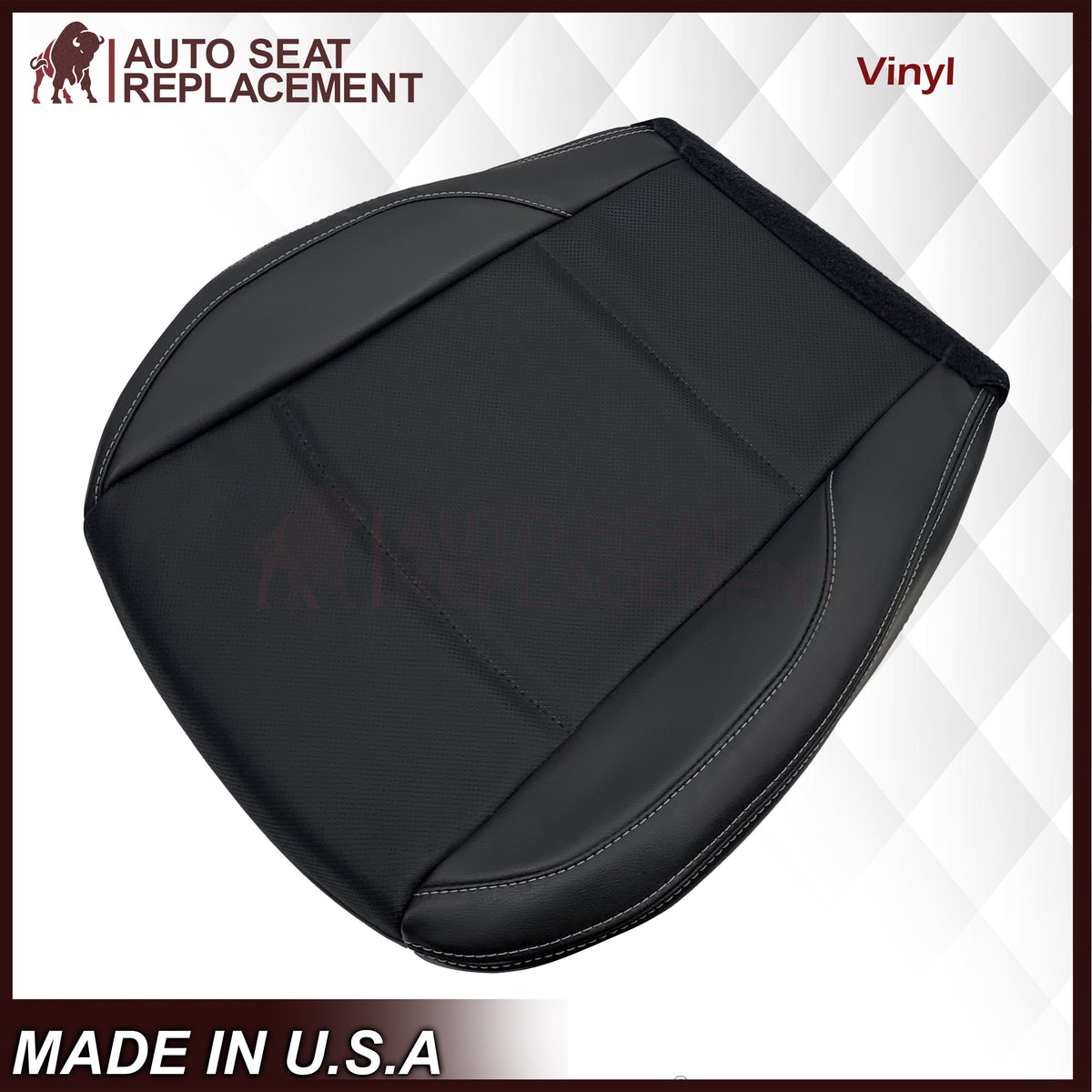 2015 - 2019 Subaru Outback LIMITED Front Bottom Replacement Seat Covers In Black