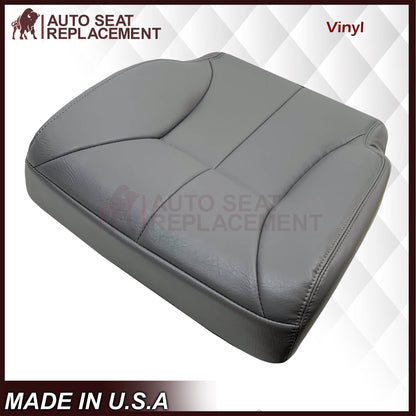 1998-2002 Dodge Ram 1500 2500 3500 Extended Cab Driver OR Passenger Bottom Seat Cover in Mist Gray: Choose From Variation