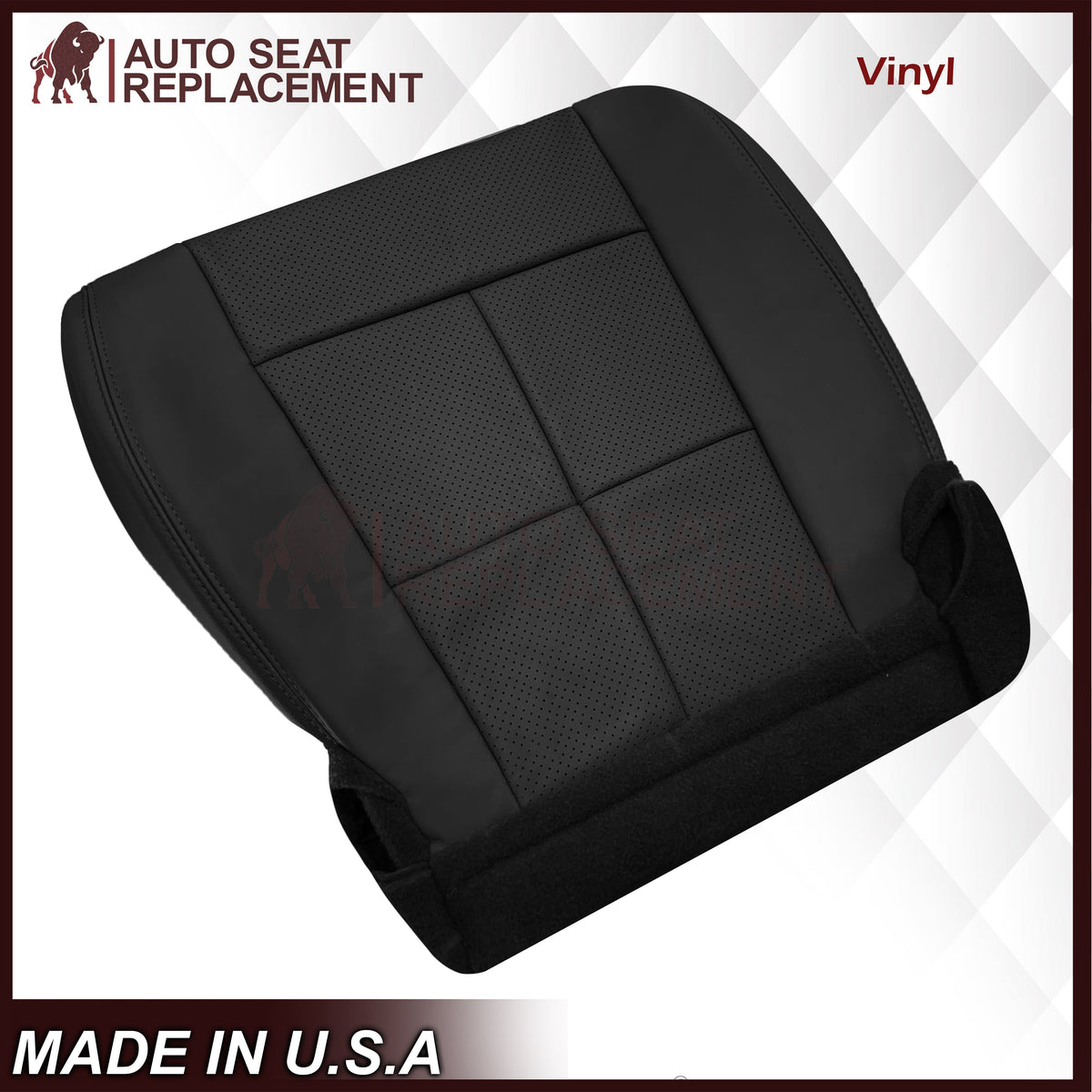 2007 - 2014 Lincoln Navigator Replacement Seat Covers in Black Leather or Synthetic Leather