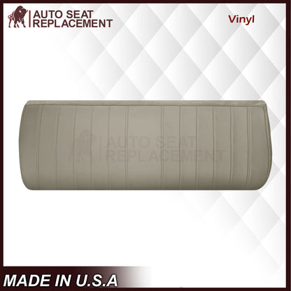 1987-1993 Dodge Pickup Bench Replacement Leather Or Synthetic Leather Seat Covers In Gray