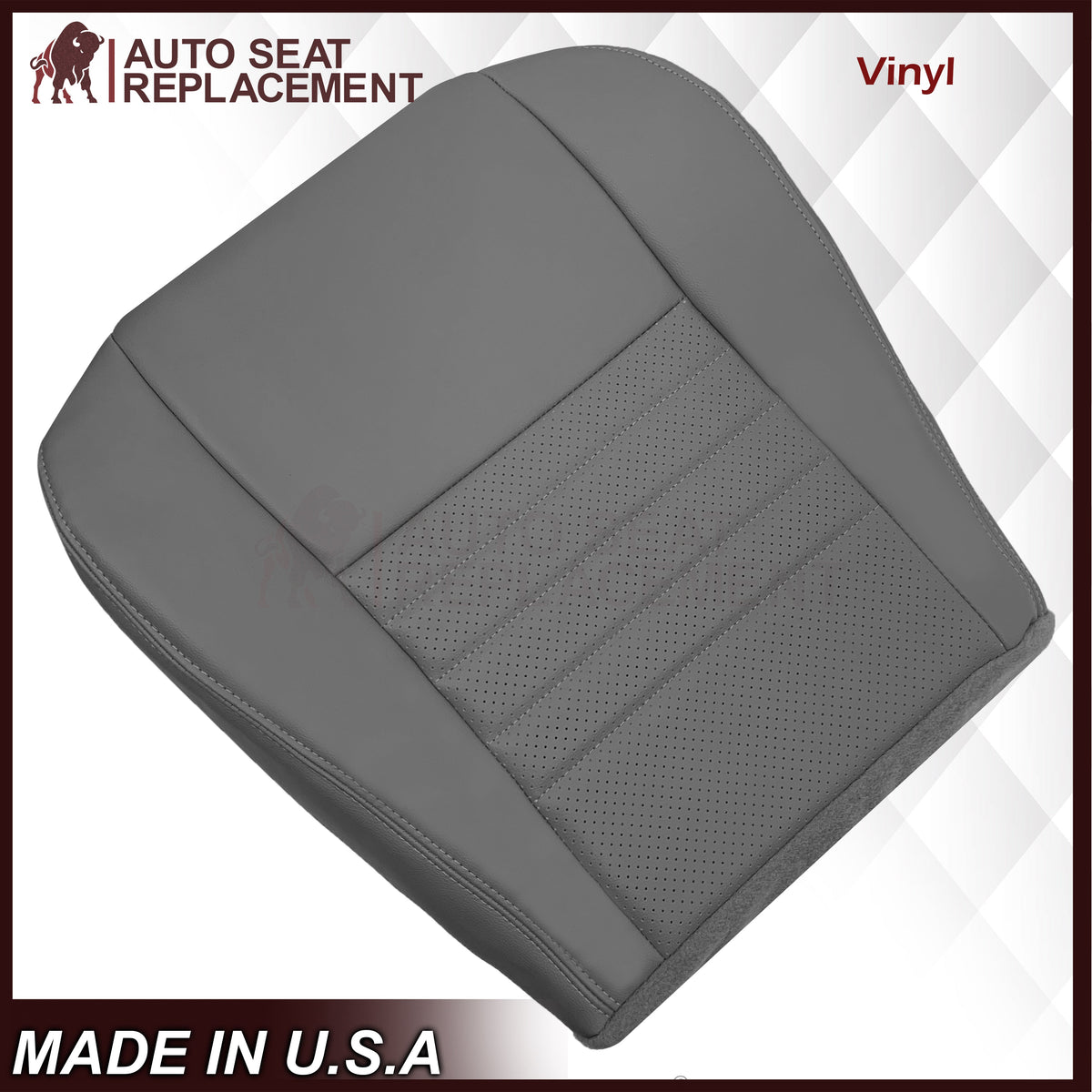1999-2004 Ford Mustang GT Convertible Replacement Seat Cover In Medium Graphite Gray