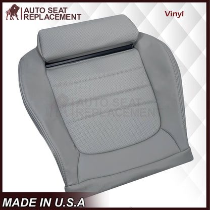 2015 - 2021 Mercedes Benz C250 C300 C350 Coupe Bottom Synthetic Leather Replacement Seat Cover In Gray