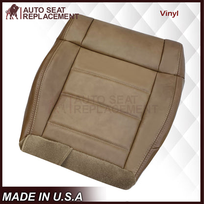 2007-2012 Jeep Wrangler-Replacement Driver OR Passenger Side Seat Cover In Dark Saddle