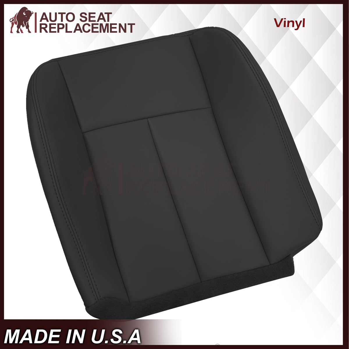 2005-2009 GMC Envoy SLT Denali - Replacement Leather Seat Cover In Black