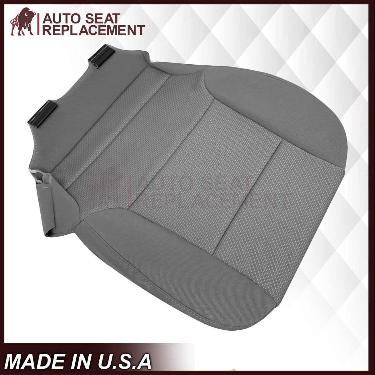 2014-2019 Chevy Silverado LS LT Z71 Replacement Cloth Seat Cover: Gray