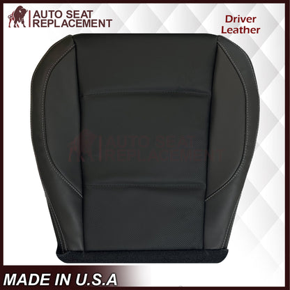 2015 - 2019 Subaru Outback LIMITED Front Bottom Replacement Seat Covers In Black