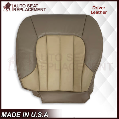 2004 2005 GMC Envoy SLT XL Bottom Replacement Seat Covers 2 Tone Tan: Choose your material