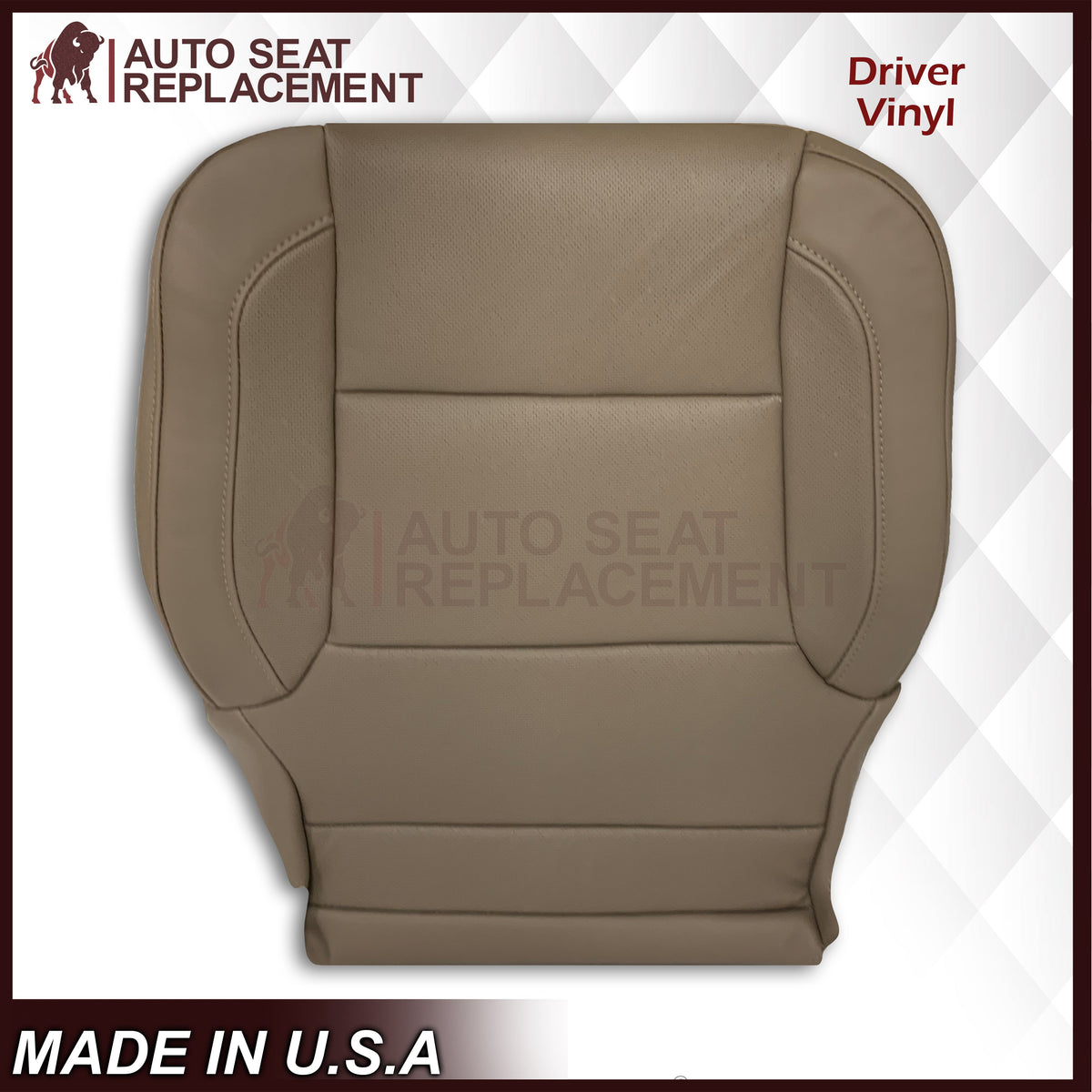2014 - 2019 Chevy Silverado/GMC Yukon/ Tahoe/ Suburban Perforated Replacement Seat Covers in Tan
