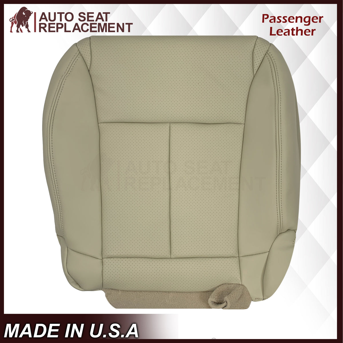 2006-2010 for Infiniti M45 M35 Sedan Bottom Replacement Seat Cover In Wheat Tan