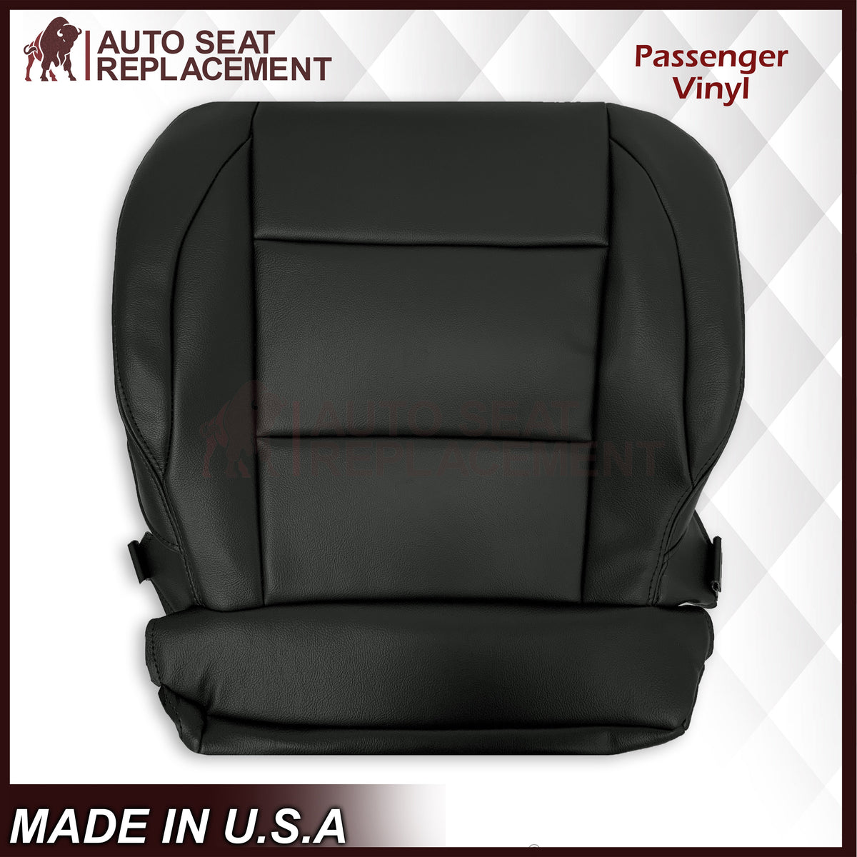 2005-2015 Nissan Titan Driver and Passenger Side Top and Bottom Seat Covers in Black : Choose from the variants