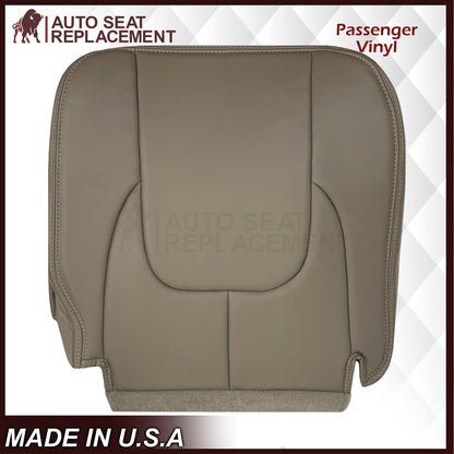 2002 - 2003 Dodge Ram 1500 2500 3500 4500 Laramie SLT Replacement Synthetic Leather & Suede Seat Cover In Tan