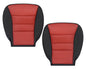 2005 - 2007 Corvette C6 Replacement Seat Cover: C6 2-tone black and Cobalt Red Perforated