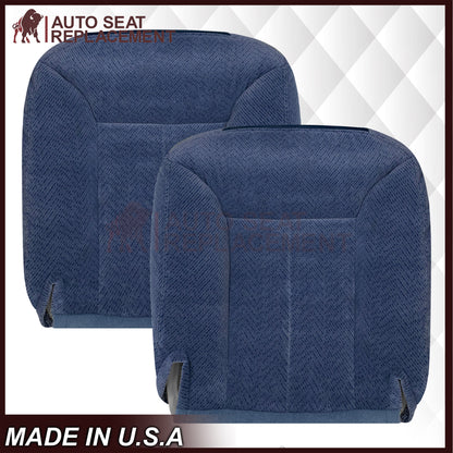 1995-1999 Chevy Tahoe Suburban Silverado Replacement Cloth Seat Cover in Navy Blue: Choose your options