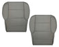 2014-2024 Chevy Silverado 4500HD 5500HD 6500HD WORK TRUCK Synthetic Leather Seat Covers: Gray