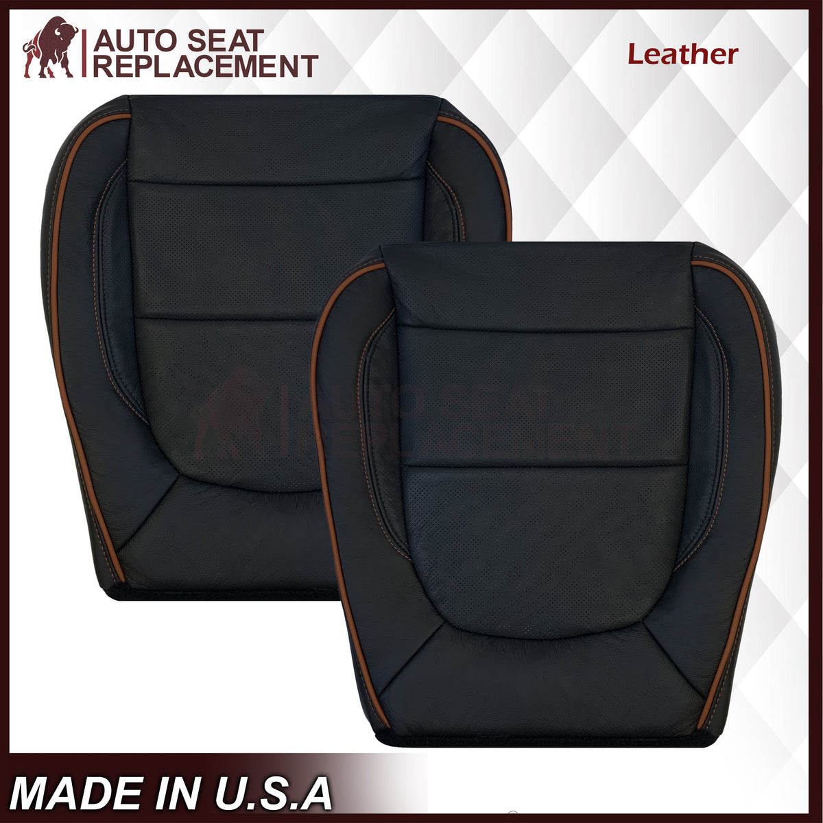 2017 - 2022 GMC Acadia / Denali Replacement Seat Covers In Black