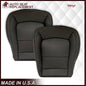 2015 - 2022 GMC Canyon & Canyon Denali (PERFORATED) Replacement Bottom Seat Covers in Jet Black OR Gray / Dune Tan: Choose your side