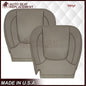 2004-2005 Dodge Ram 1500 2500 3500 4500 Laramie SLT Replacement Synthetic Leather & Suede Seat Cover In Tan