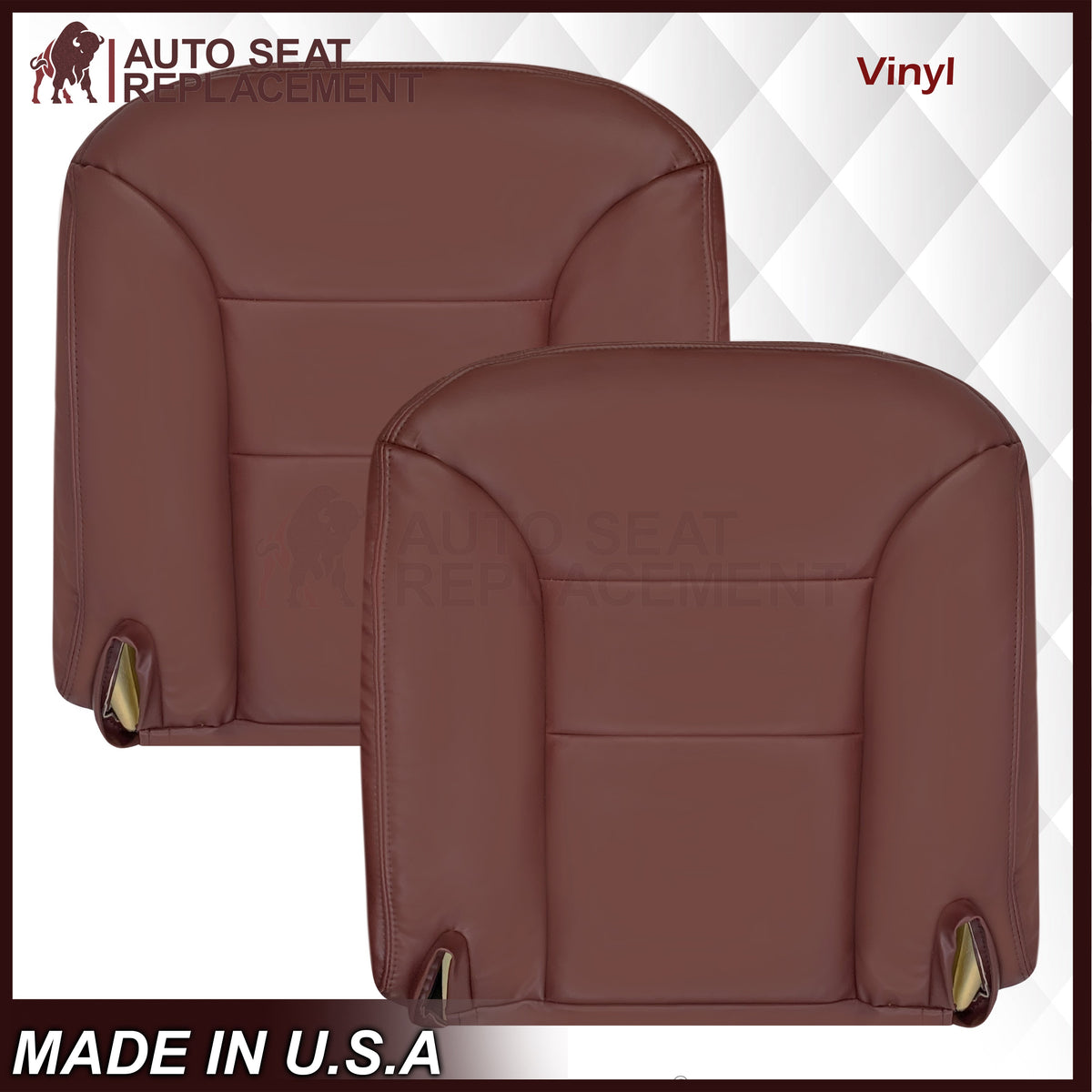 1995 1996 1997 1998 1999 Chevy Silverado LT LS Z71 Vinyl Seat Covers In Ruby Red