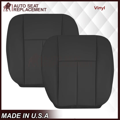 2005-2009 GMC Envoy SLT Denali - Replacement Leather Seat Cover In Black