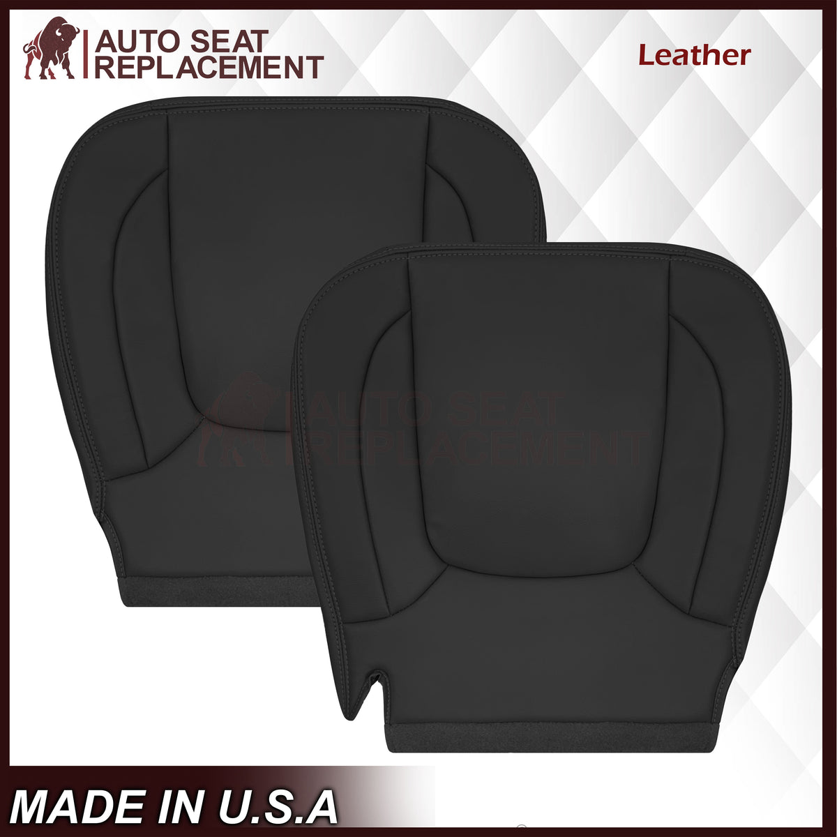 2004 2005 Dodge Ram 1500 2500 3500 Laramie Single Cab Work Truck Replacement Seat Covers In Dark Slate "Dark Gray"