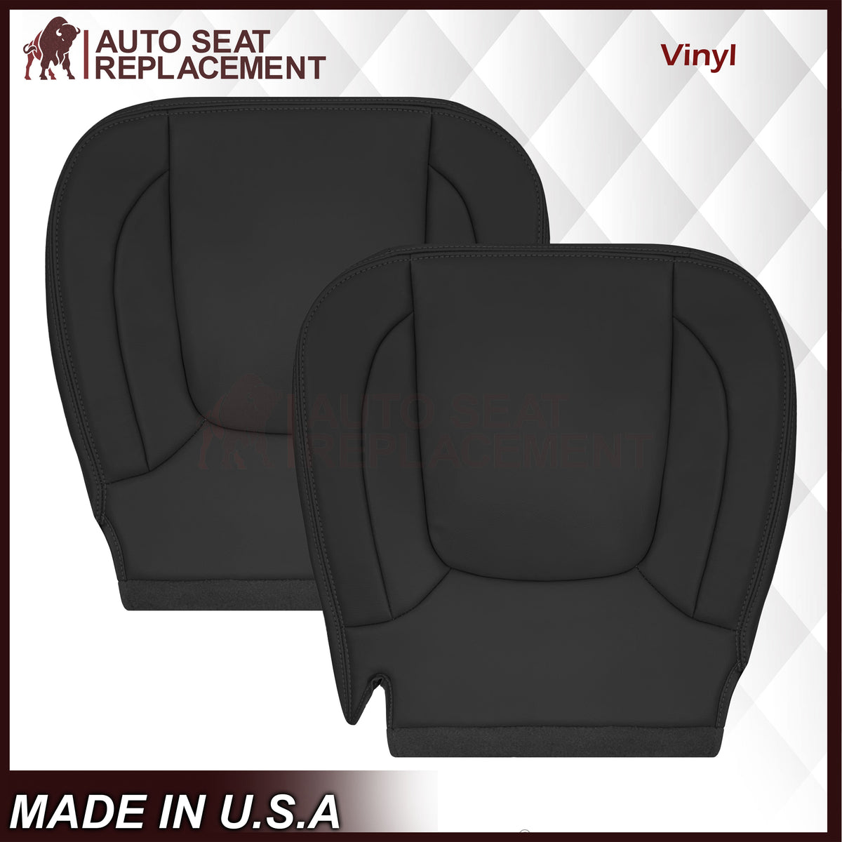 2004 2005 Dodge Ram 1500 2500 3500 Laramie Single Cab Work Truck Replacement Seat Covers In Dark Slate "Dark Gray"