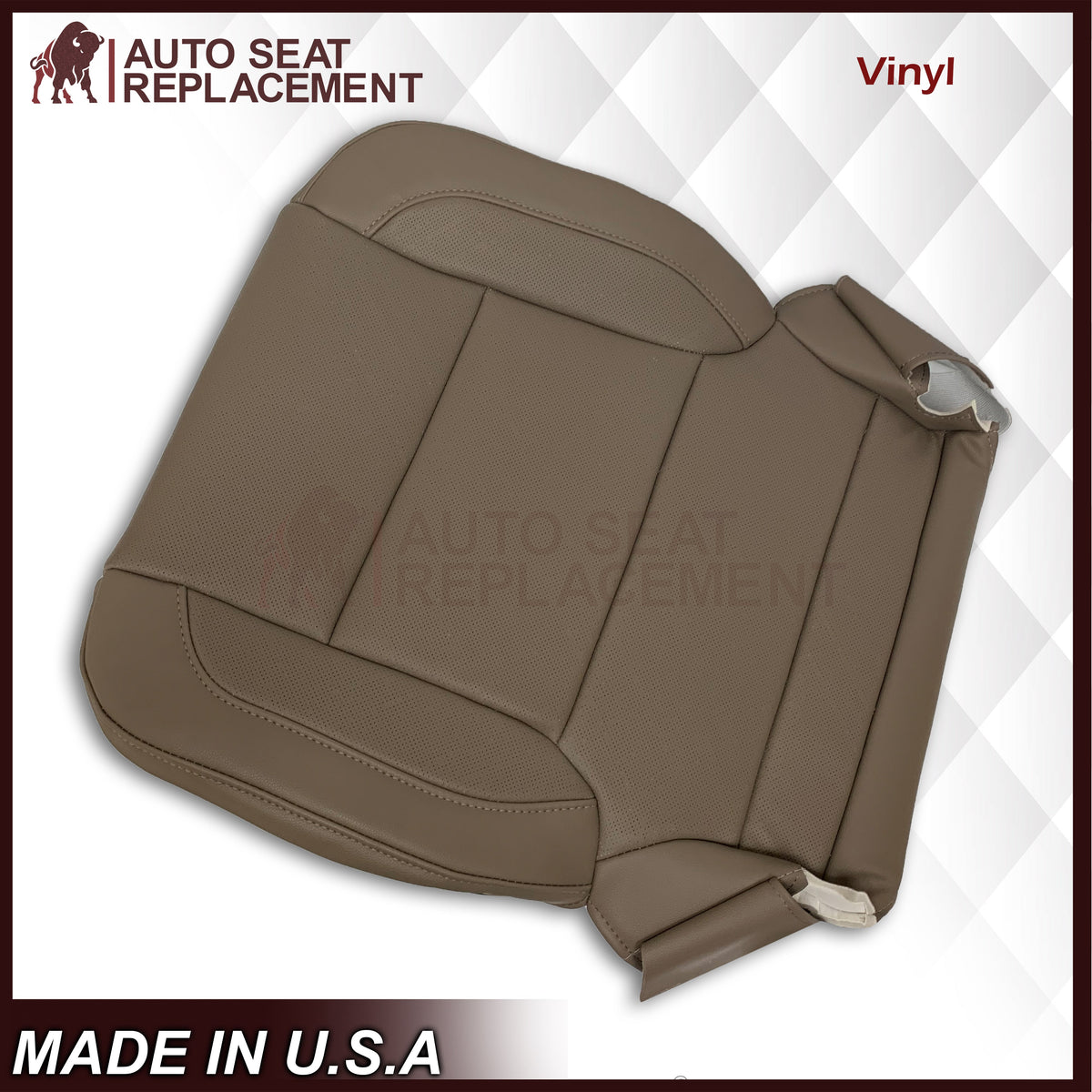 2014 - 2019 Chevy Silverado/GMC Yukon/ Tahoe/ Suburban Perforated Replacement Seat Covers in Tan
