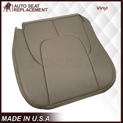 2002 - 2003 Dodge Ram 1500 2500 3500 4500 Laramie SLT Replacement Synthetic Leather & Suede Seat Cover In Tan