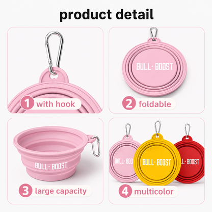 BBP® BPA Free Portable Dog Travel Bowl (3 Pack) 2500 ENTRIES