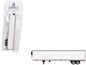 Box Dry Goods Trailer White 1/87 (HO) Scale Plastic Model by HO Logistics  free shipping USA
