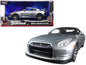 Brian's Nissan GT-R (R35) Silver "Fast & Furious" Movie 1/24 Diecast Model Car by Jada  free shipping USA