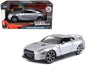 Brian's Nissan GT-R (R35) Silver Metallic "Fast & Furious" Movie 1/32 Diecast Model Car by Jada  free shipping USA