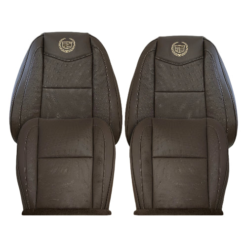 2007-2014 Cadillac Escalade Platinum Edition Replacement Synthetic Leather or Genuine Leather Seat Cover In Brown