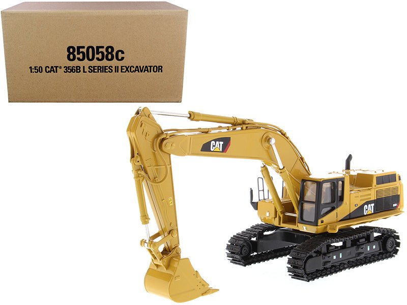 CAT Caterpillar 365B L Series II Hydraulic Excavator with Two Figurines "Core Classics Series" 1/50 Diecast Model by Diecast Masters  free shipping USA