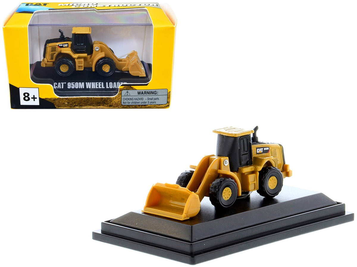 CAT Caterpillar 950M Wheel Loader Yellow "Micro-Constructor" Series Diecast Model by Diecast Masters  free shipping USA