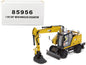 CAT Caterpillar M318 Wheeled Excavator Yellow with Operator "High Line" Series 1/50 Diecast Model by Diecast Masters  free shipping USA
