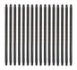 Hi-Tech One-Piece 8.850" Long .135" Wall 3/8" Diameter Pushrod Set
