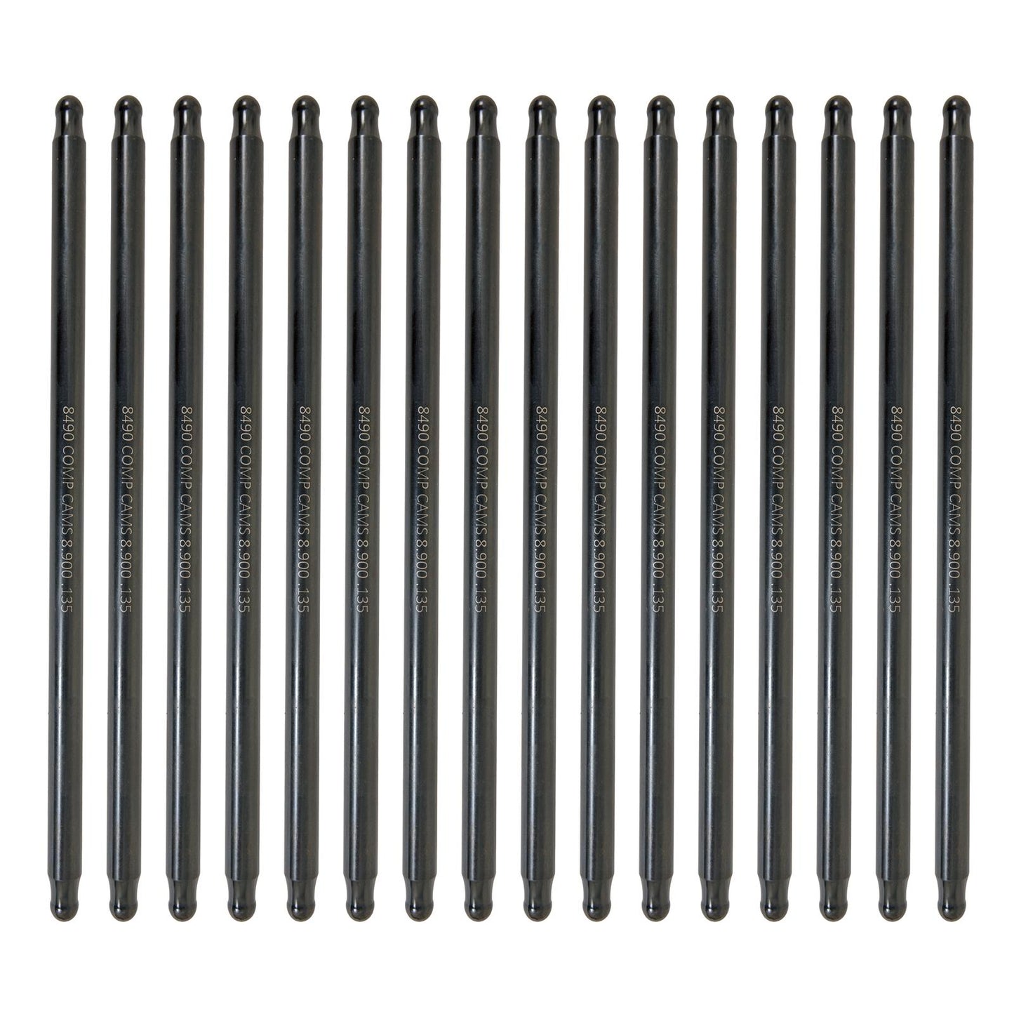 Hi-Tech One-Piece 8.900" Long .135" Wall 3/8" Diameter Pushrod Set