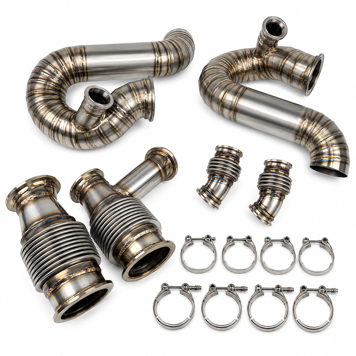 Twin Turbo Exhaust System Kit for Lamborghini Huracan LP580 LP610 5.2L 2014-24 EVO STO