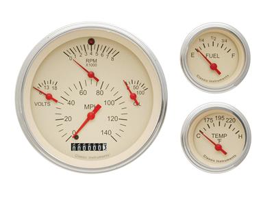 Classic Instruments 1957 Chevy Package Gauge Sets - CH01TSLCLS