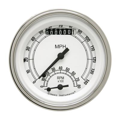Classic Instruments Classic White Series Gauge Sets - CW20SLF