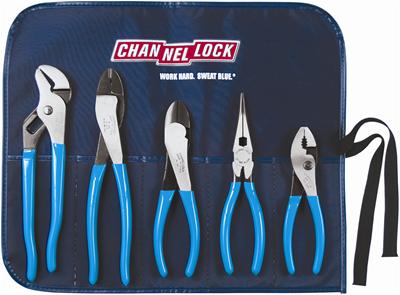 CHANNELLOCK 5-Piece Tool Roll Pliers Sets - TOOLROLL1