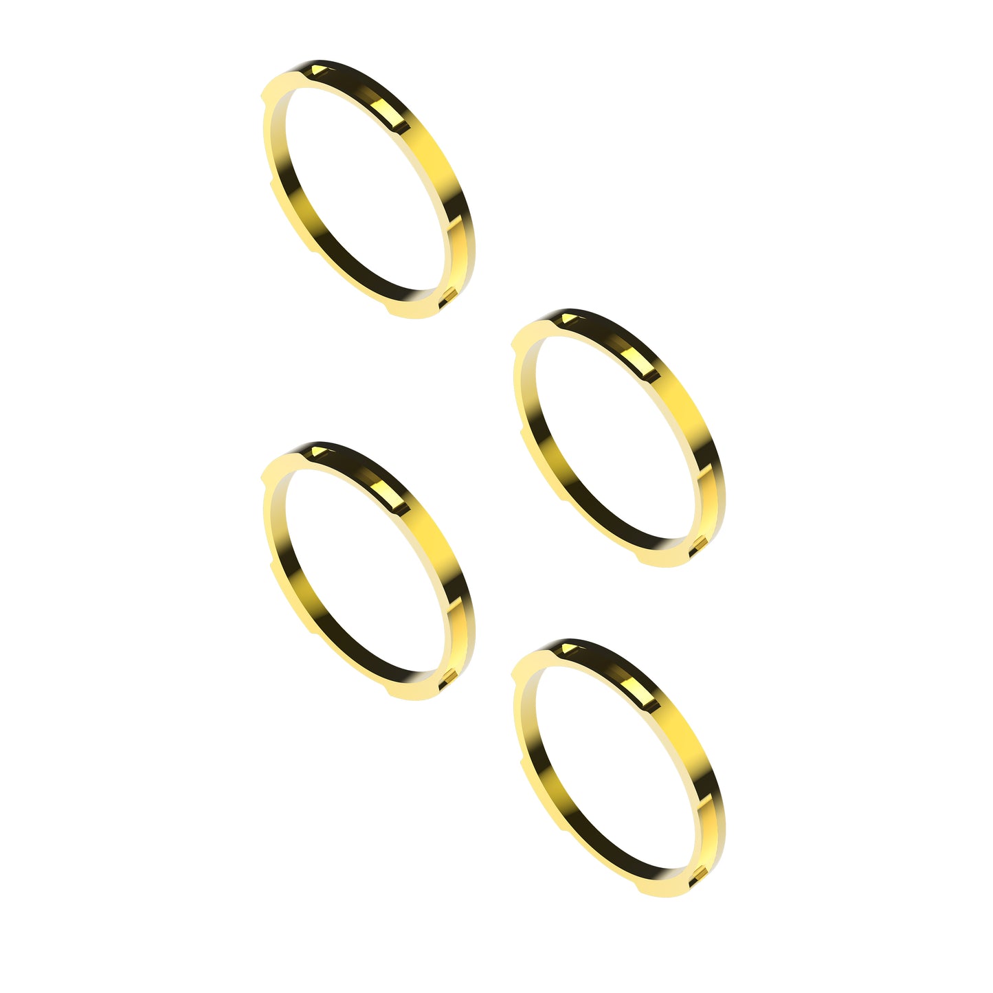 KC HiLiTES BEZEL RING KC FLEX ERA BAR GOLD 4PC - 30578