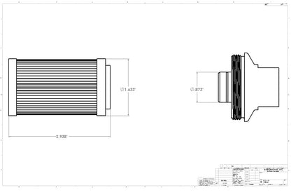 Aeromotive Cellulose 10 Micron Filter AN-10