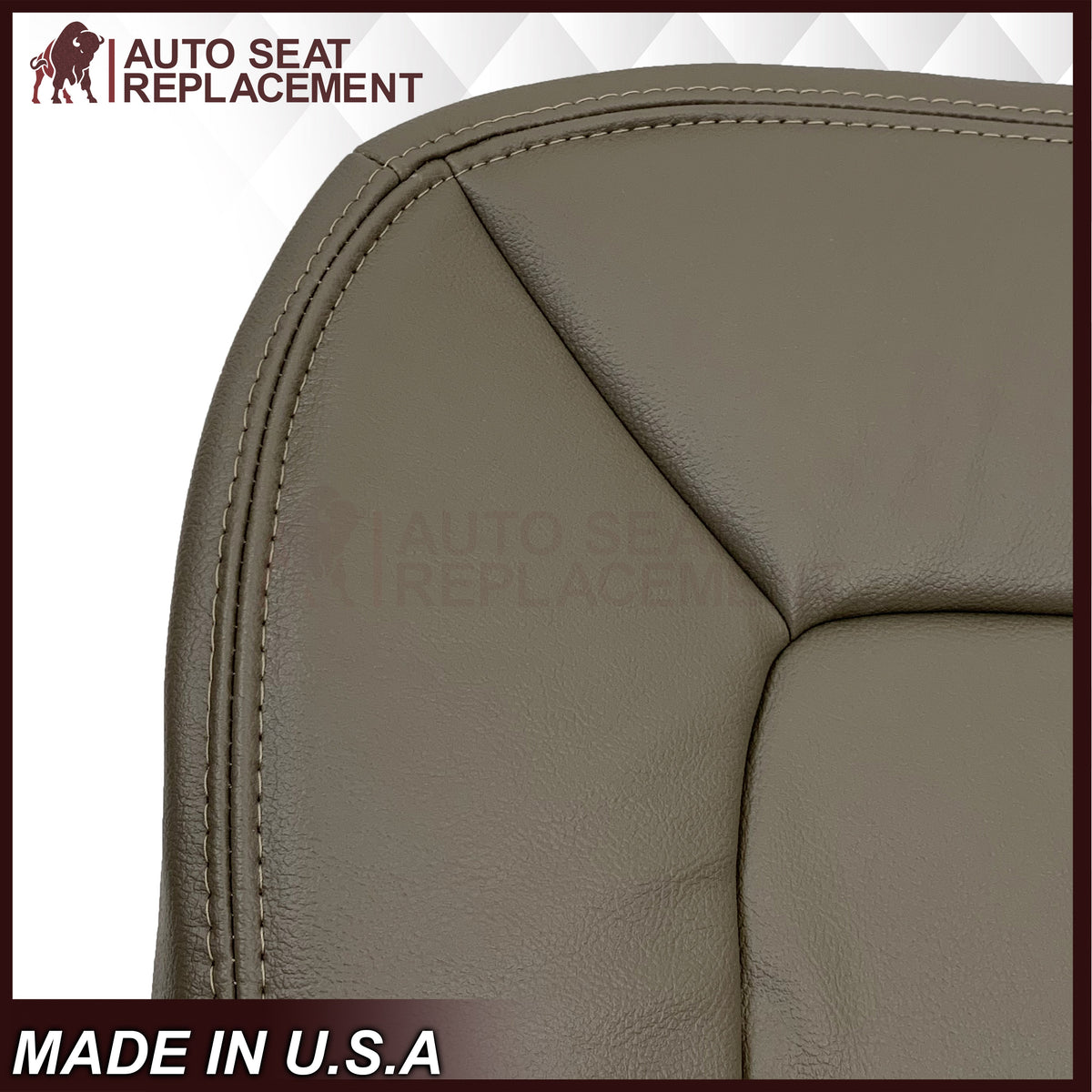 2000-2003 Dodge Durango SLT Replacement Bottom Seat Covers in Gray Vinyl: Choose From Variation