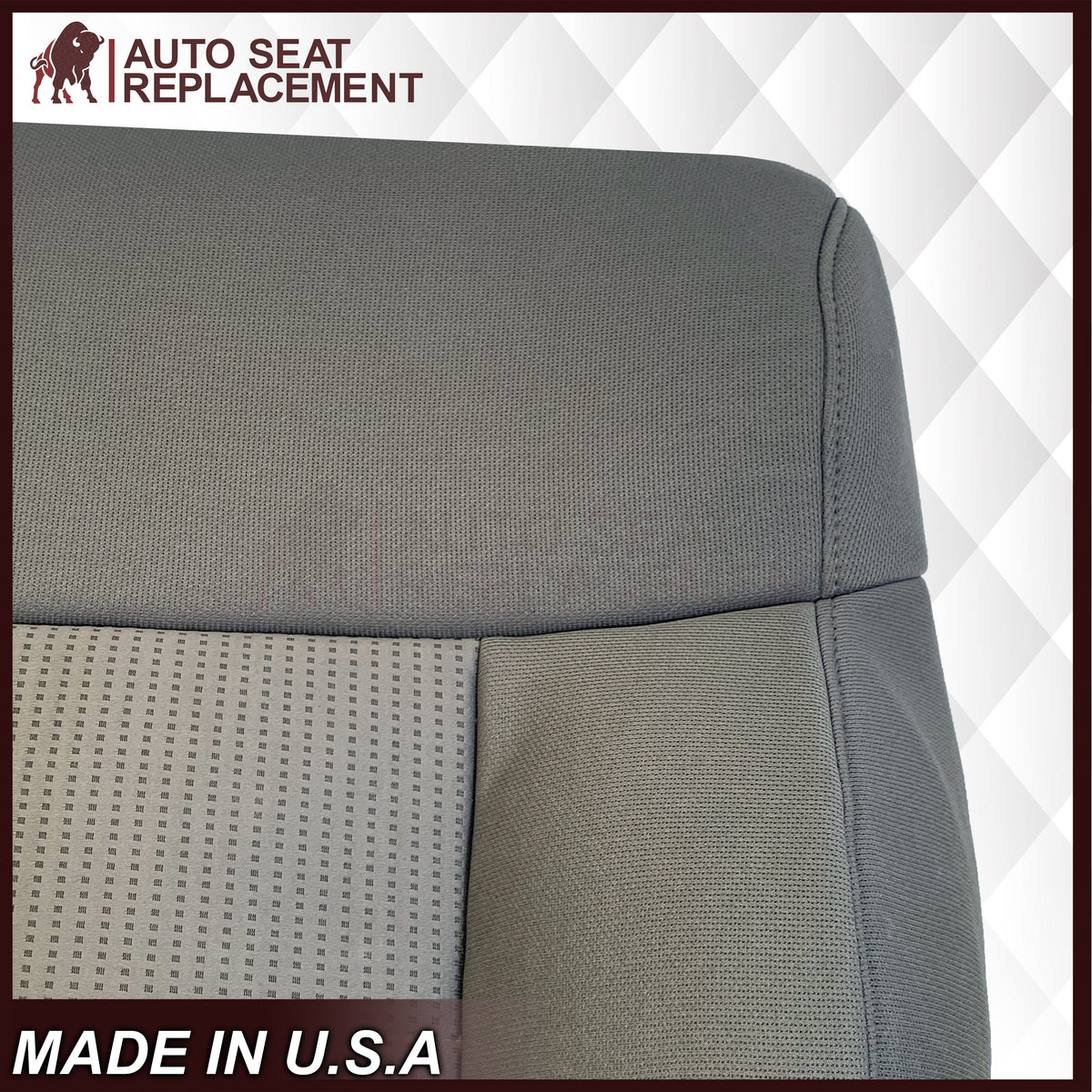 2007 2008 Ford F150 XLT Replacement Seat Cover in Gray Cloth