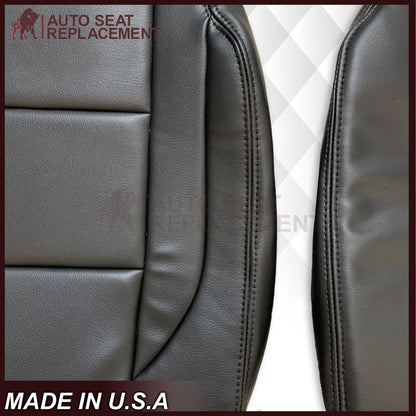 2005-2015 Nissan Titan Second Row Driver and Passenger Side Top and Bottom Seat Covers in Black : Choose from the variants