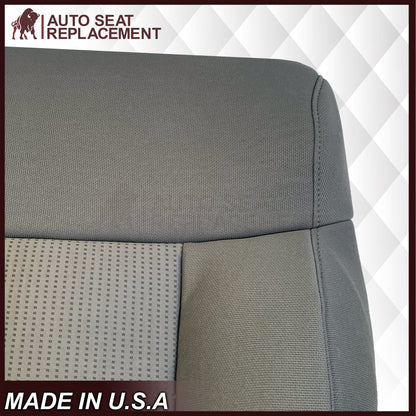 2007 2008 Ford F-150 XLT Replacement Driver OR Passenger Seat Cover in Gray Fabric