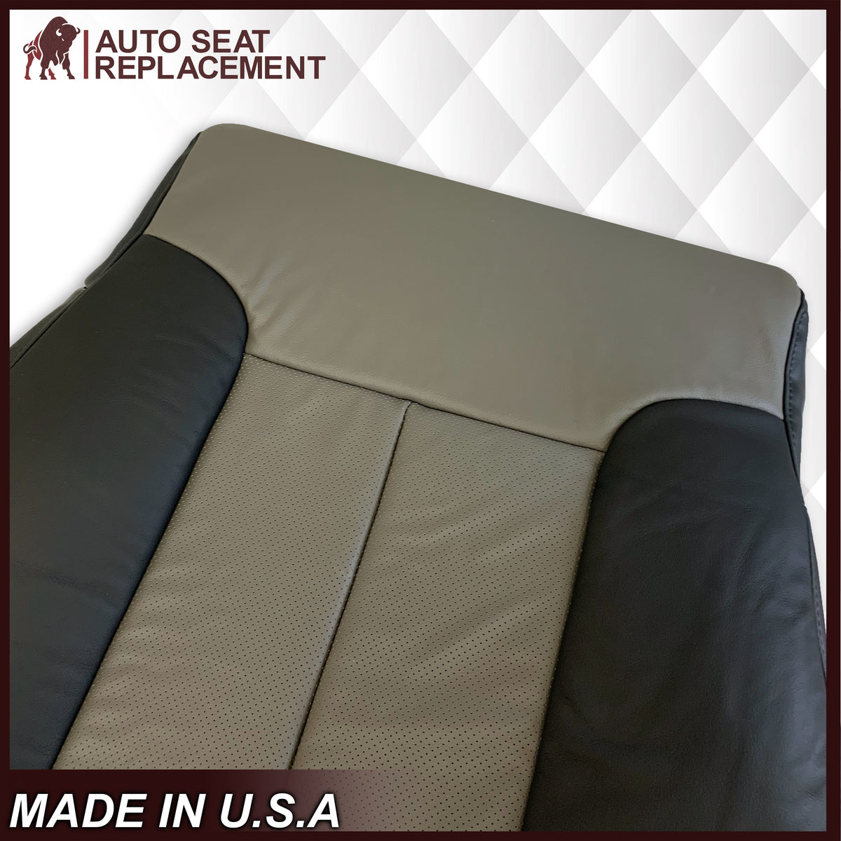 2010 - 2012 Ford F150 Harley Davidson Edition Perforated Leather Seat Covers
