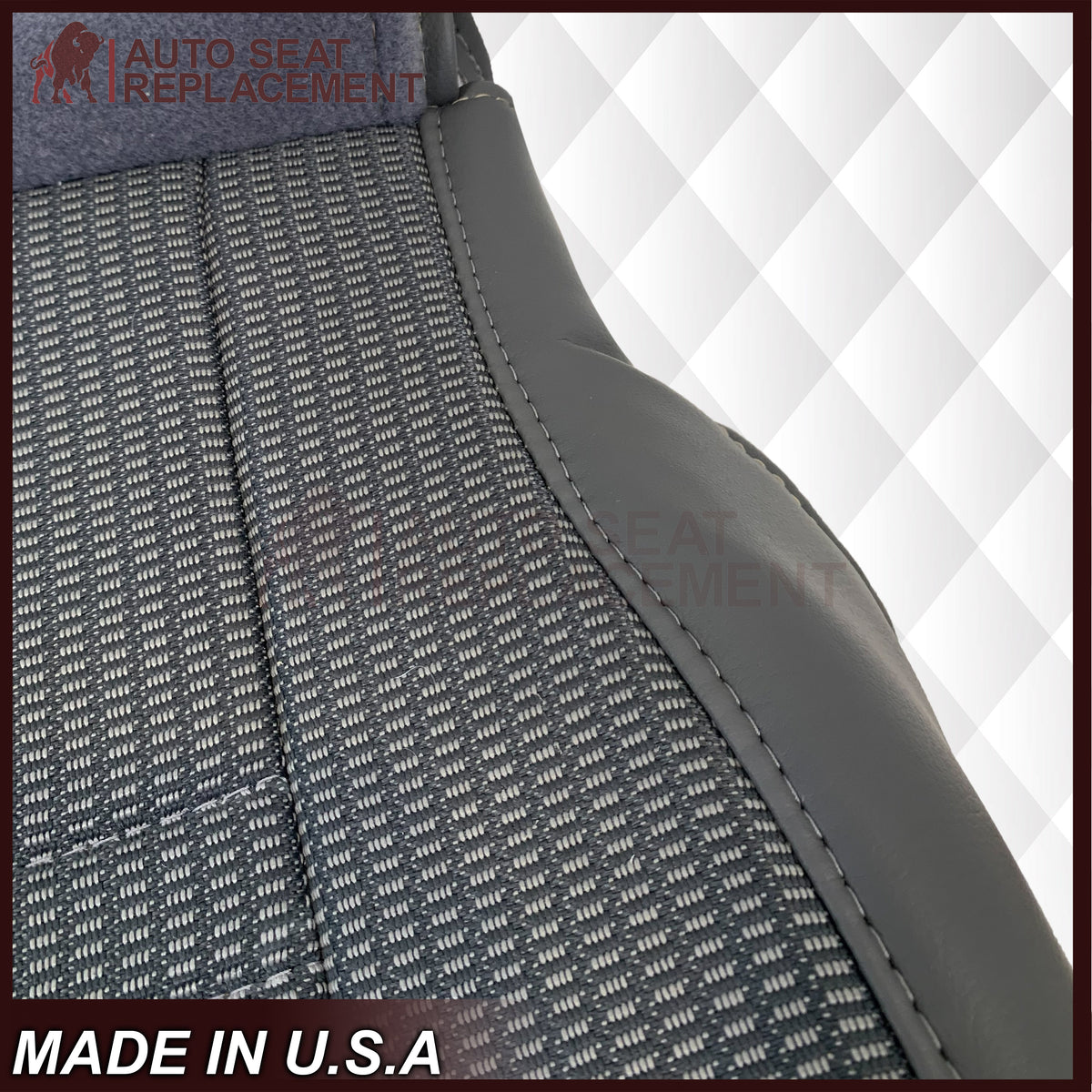 2006-2008 Dodge Ram 1500 ST Work Truck Base Replacement Seat Cover In Gray