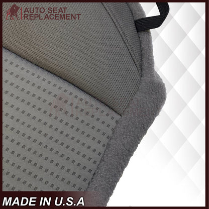 2007 2008 Ford F-150 XLT Replacement Driver OR Passenger Seat Cover in Gray Fabric